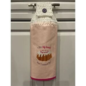 Crochet Top Kitchen Towel- I Like Big Bundts and I Cannot Lie!